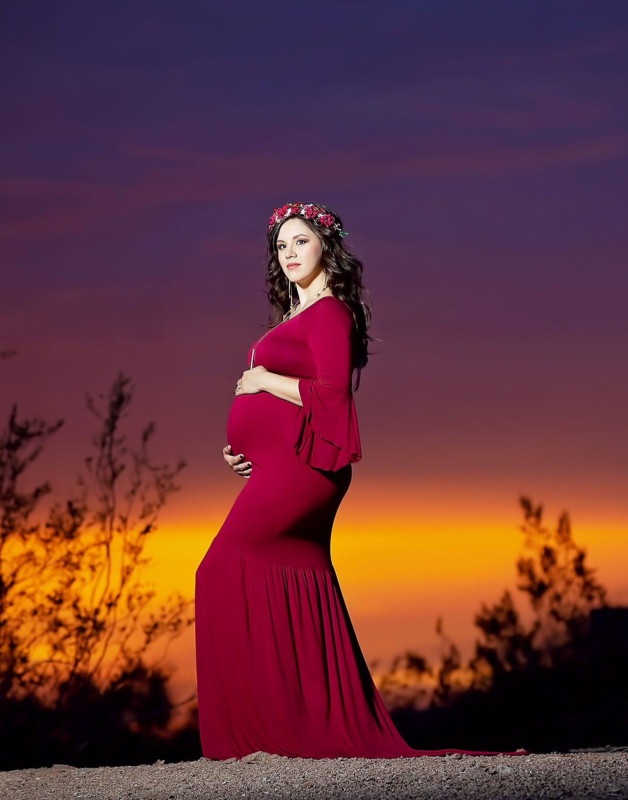 Beautiful Maternity Session Scottsdale Arizona 