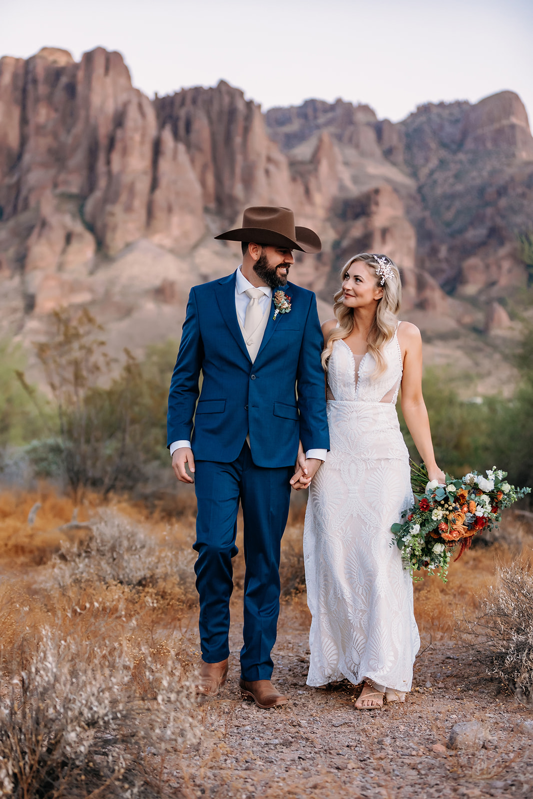 Wedding at Lost Dutchman, Arizona